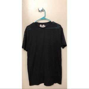 BLACK SHEER TOPMAN TEE